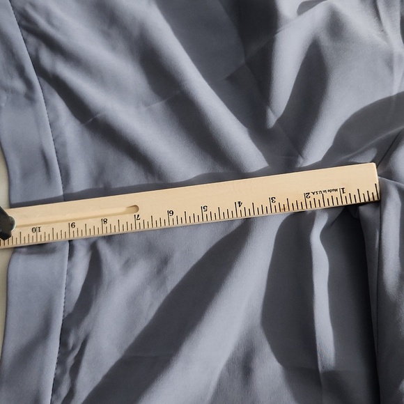 Nine Eight New York Pants Women's Size 12 Blue Pariwinkle Trousers Ruffel - Picture 6 of 12